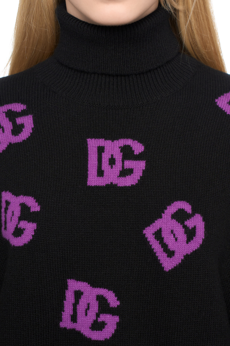 Женский Dolce & Gabbana Свитер с логотипом (цвет ), артикул FXW04T-JCVYX | Фото 6