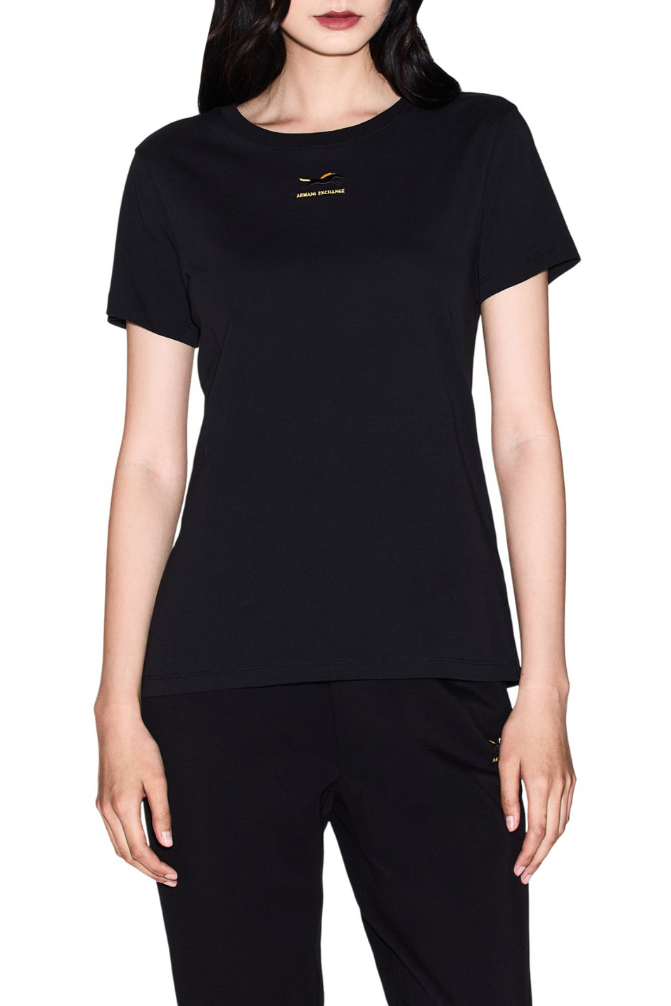 Женский Armani Exchange Футболка из хлопка (цвет ), артикул XW001856-AF10356 | Фото 3