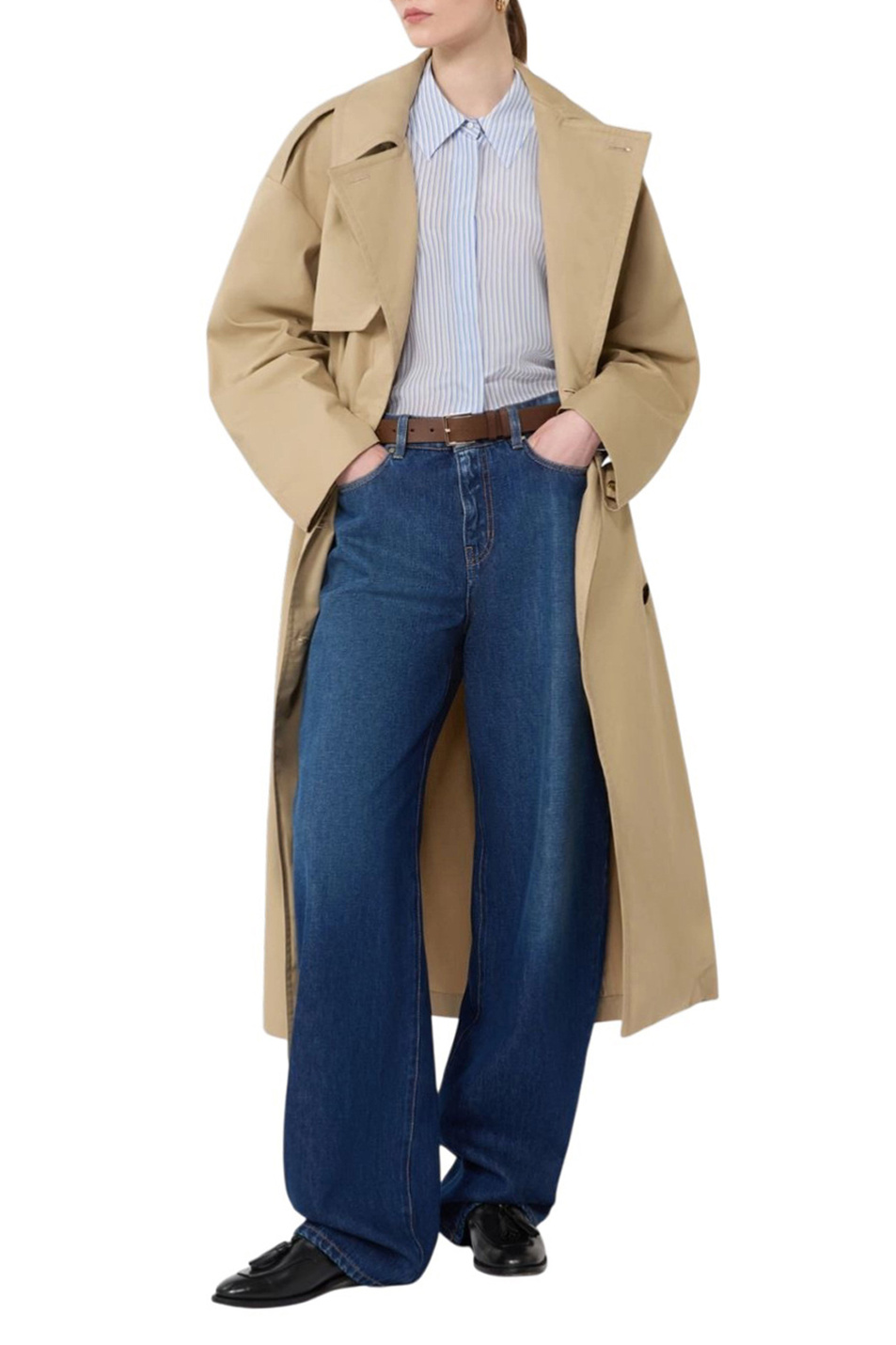 Женский Max Mara Джинсы PALUDE из хлопка (цвет ), артикул 2616181011 | Фото 2