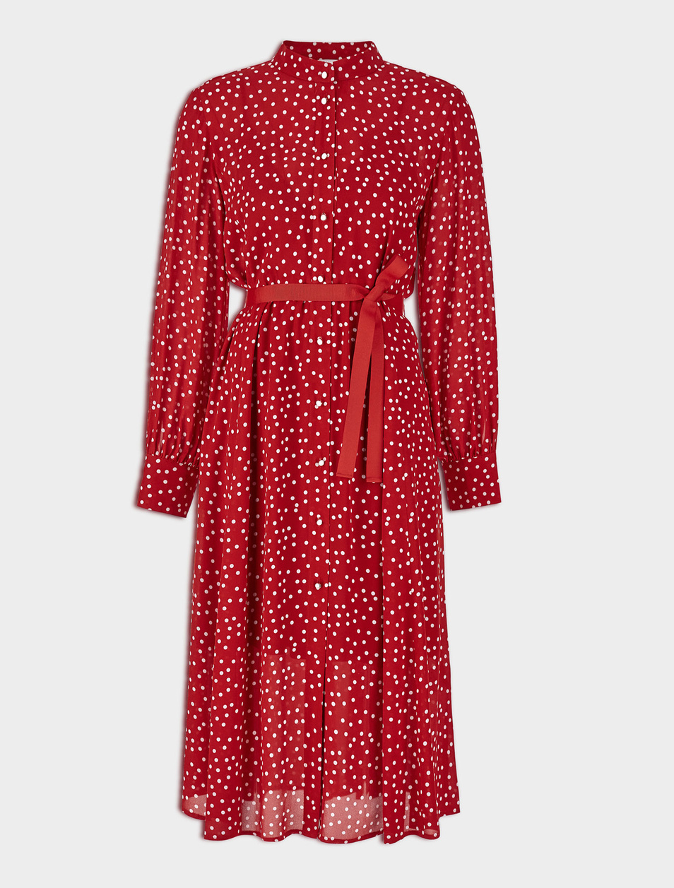 iBLUES Платье-рубашка LIPARI с принтом в горошек (цвет ), артикул 72212011 | Фото 1