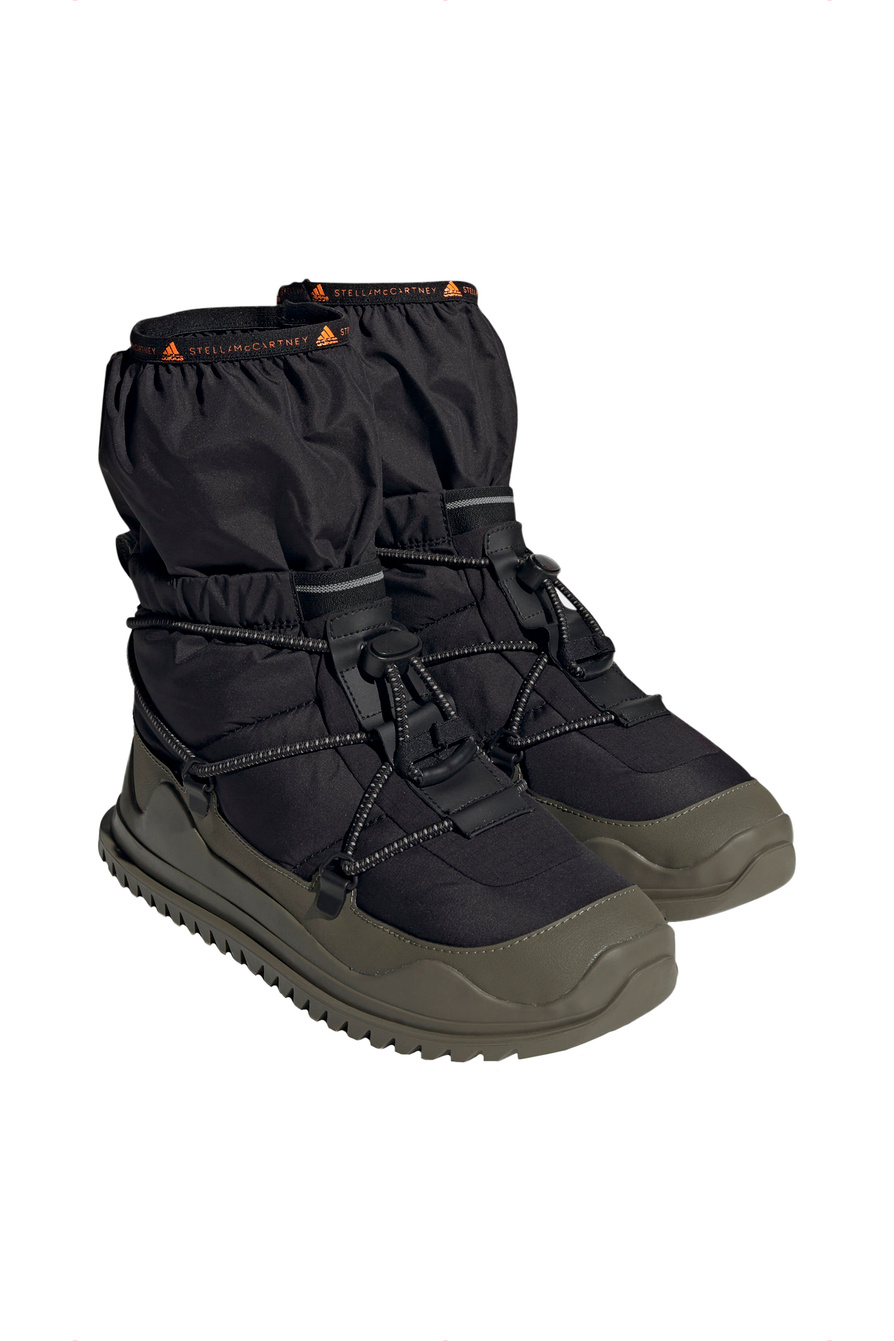 Adidas ❤ женское зимние ботинки adidas by stella mccartney со скидкой 10%,  черный цвет, размер , цена 608 BYN