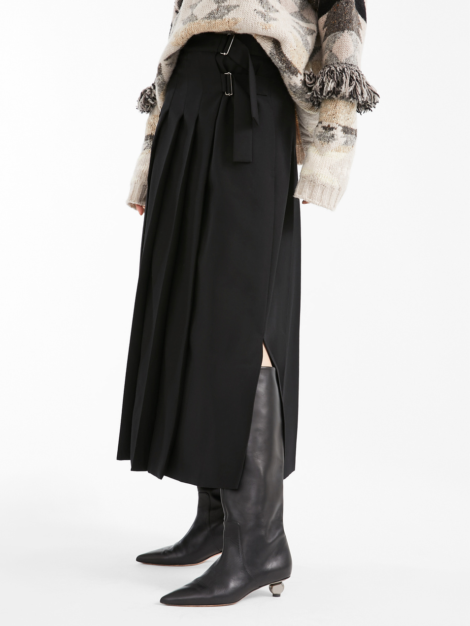 Женский Weekend Max Mara Юбка TOLEDO из шерстяной фланели (цвет ), артикул 51060503 | Фото 4