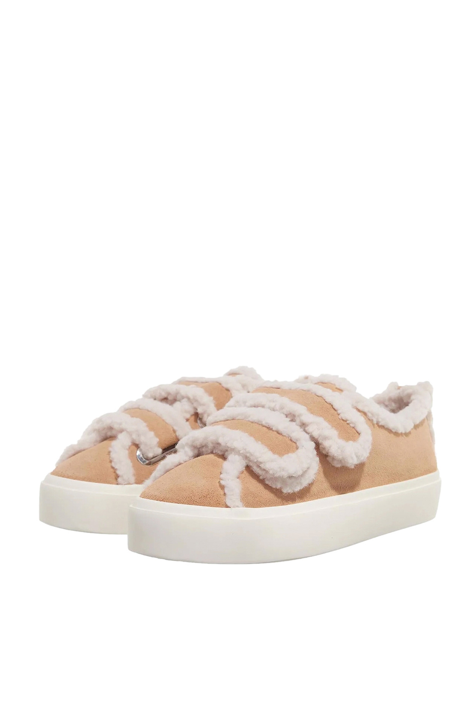 Женский Inuikii Кеды SHEARLING LOW VELCRO с натуральным мехом (цвет ), артикул 1001.001.0231 | Фото 2