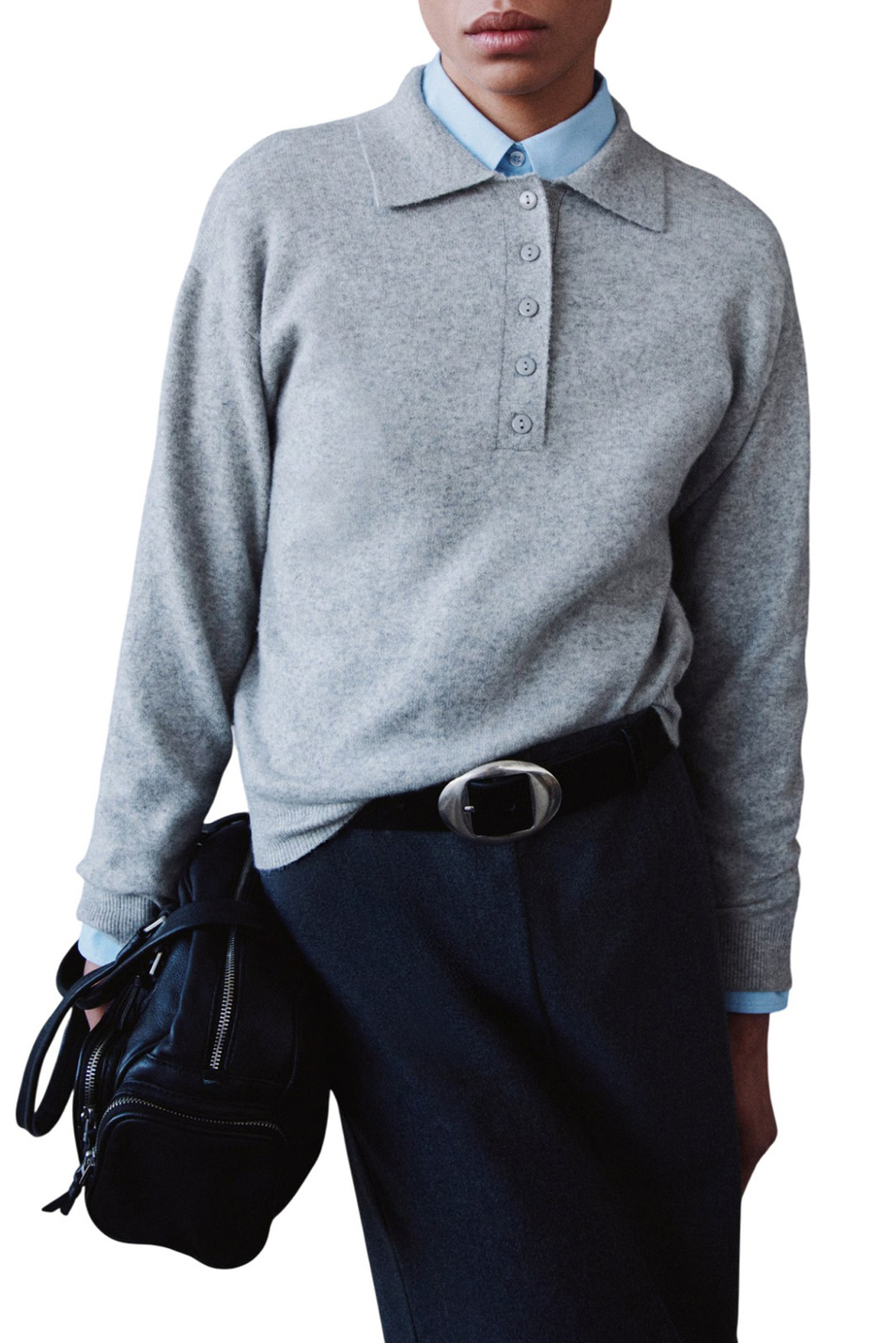 Женский Mango Джемпер-поло NEPO (цвет ), артикул 27011282 | Фото 3