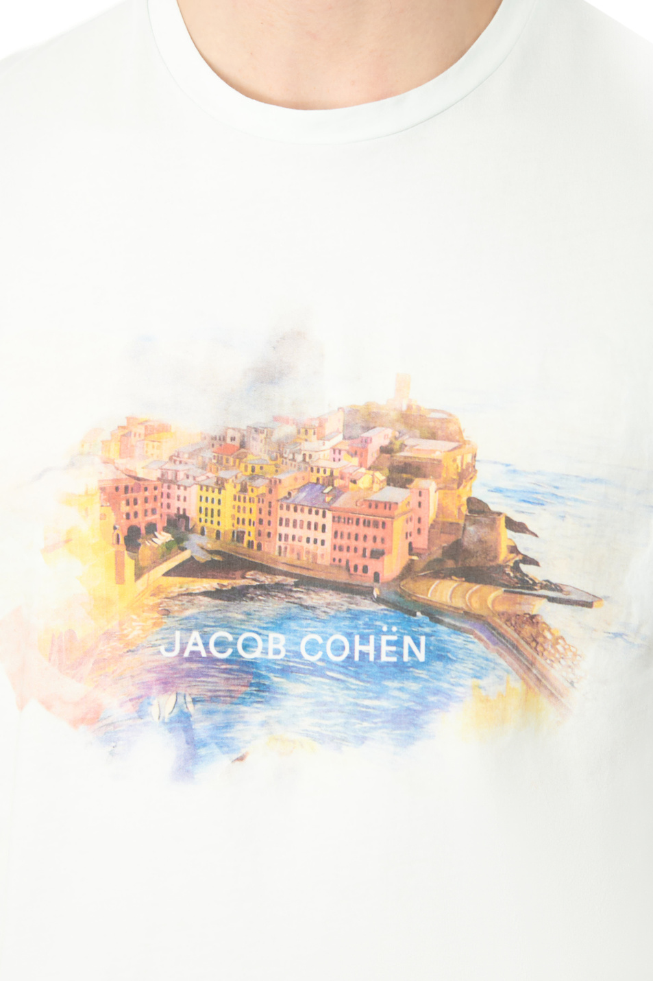 Мужской Jacob Cohen Футболка из натурального хлопка (цвет ), артикул U40021GM4511 | Фото 6
