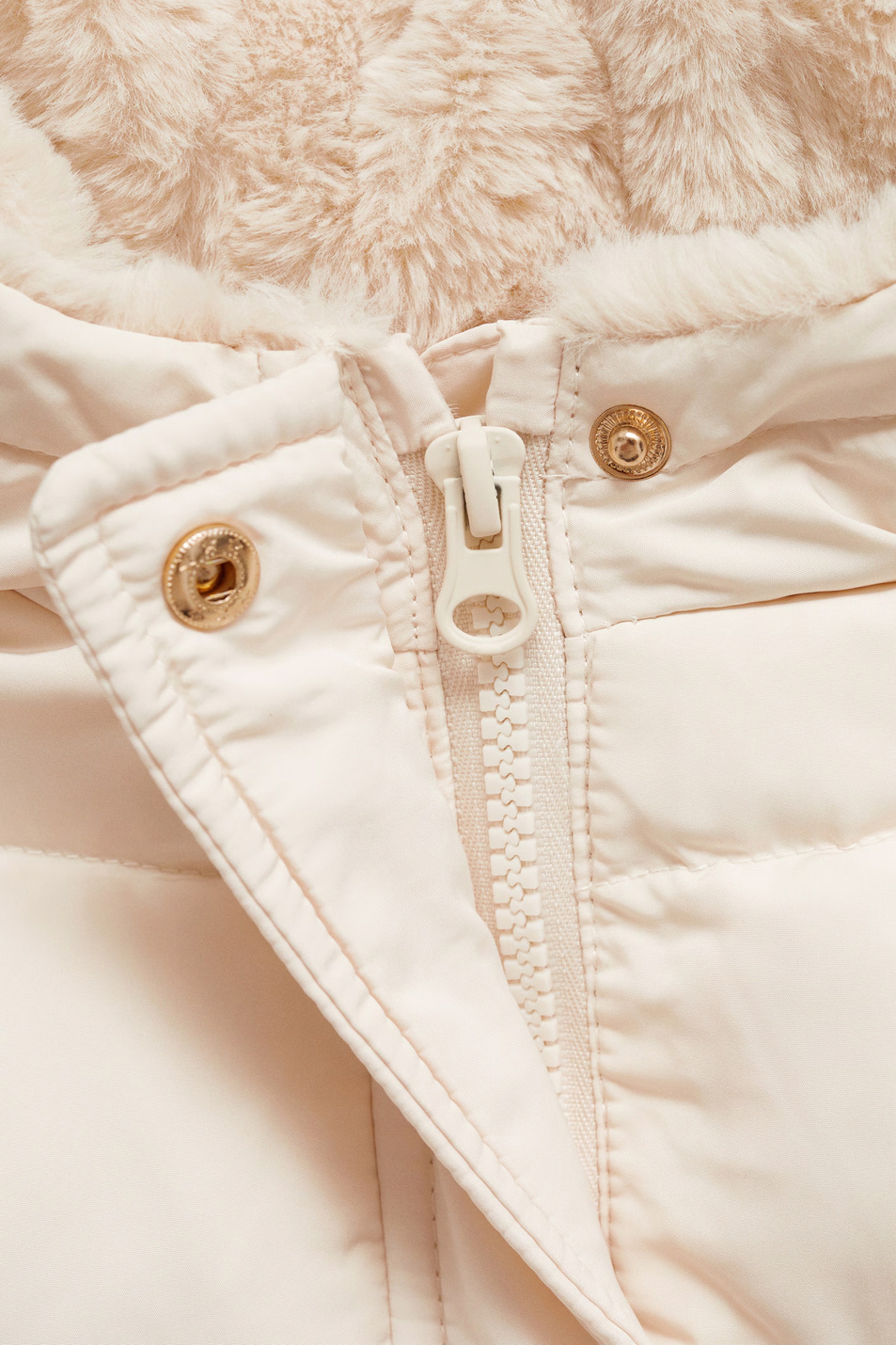 Девочкам Mango Kids Куртка PLUMI с капюшоном (цвет ), артикул 77027924 | Фото 3