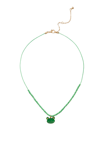 Ожерелье BLANCA с подвеской|Основной цвет:Зеленый|Артикул:37004067 | Фото 1
