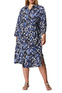 Persona Платье-рубашка DOC из льна и хлопка (Синий цвет), артикул 1222112 | Фото 4
