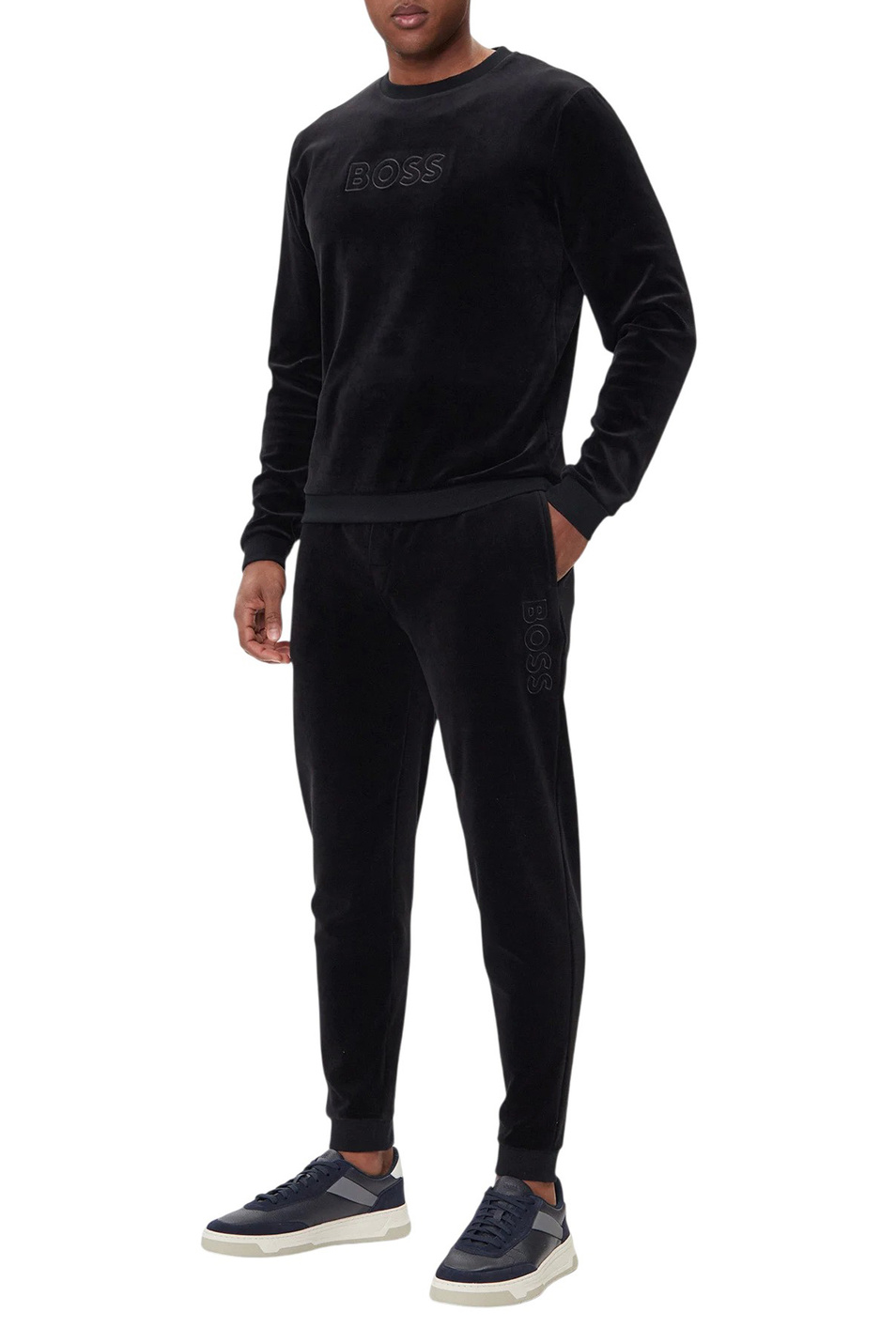 Брюки с логотипом|Основной цвет:Черный Мужской BOSS Брюки с логотипом (цвет ), артикул 50550635 | Фото 2