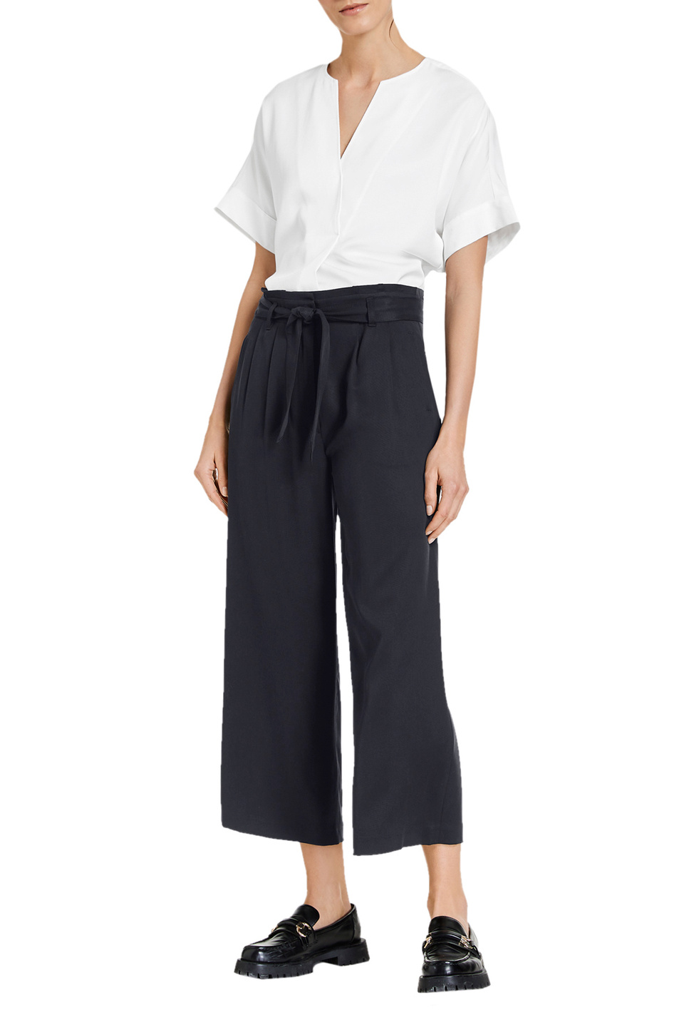 Женский Gerry Weber Брюки свободного кроя с поясом (цвет ), артикул 622069-66220-Culotte | Фото 3