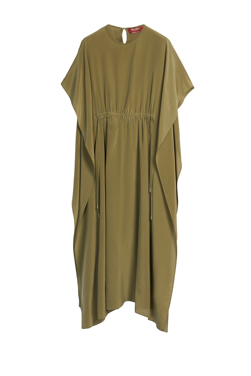 Платье VINO с кулиской на талии|Основной цвет:Хаки|Артикул:62210521 | Фото 1