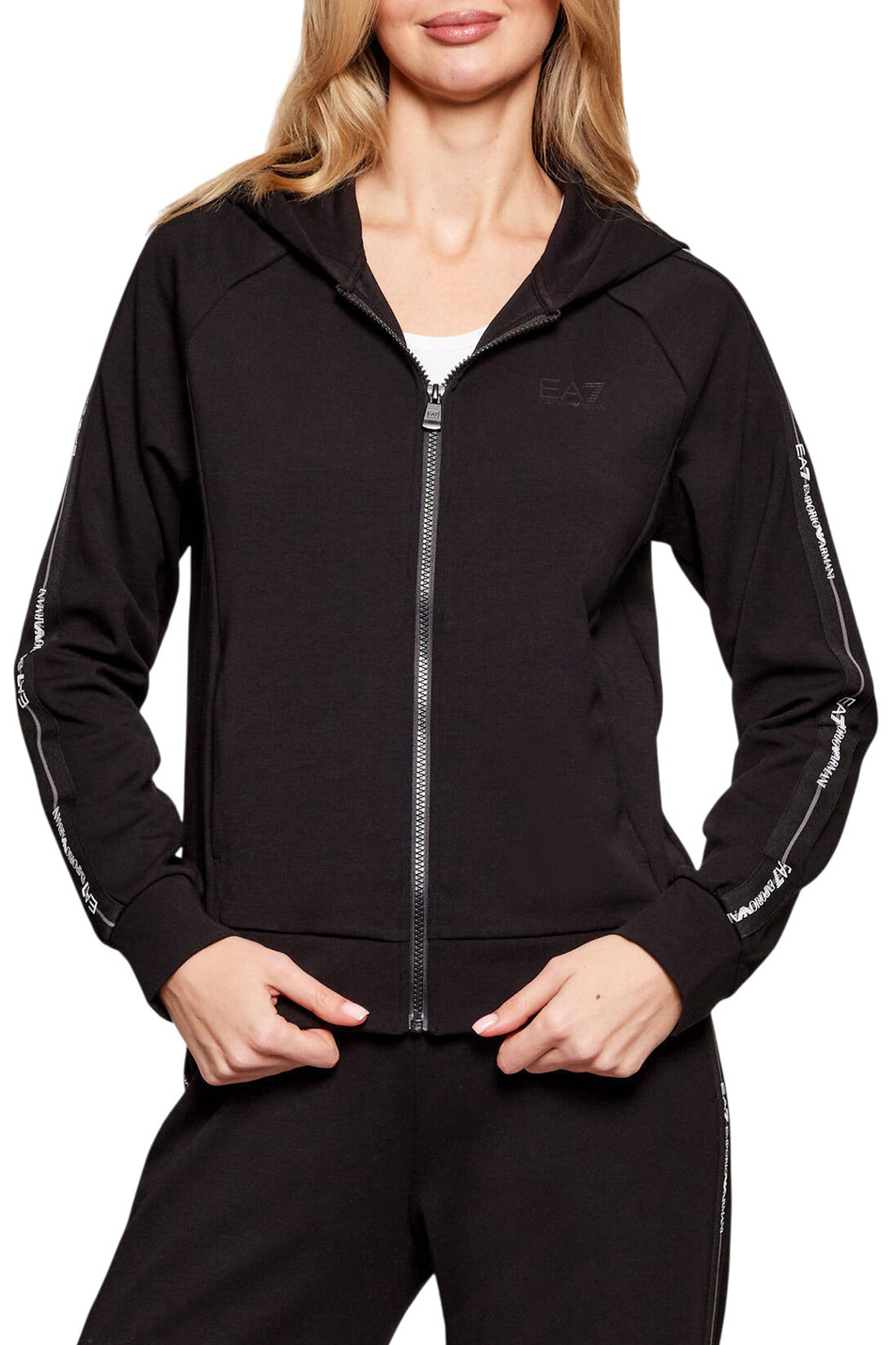 Женский EA7 Толстовка с логотипом (цвет ), артикул 7W000960-AF12501 | Фото 4