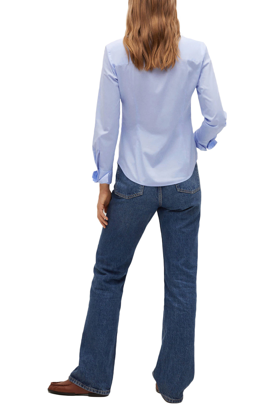Mango Базовая рубашка STRECHI-H из эластичного хлопка (цвет ), артикул 17050094 | Фото 3