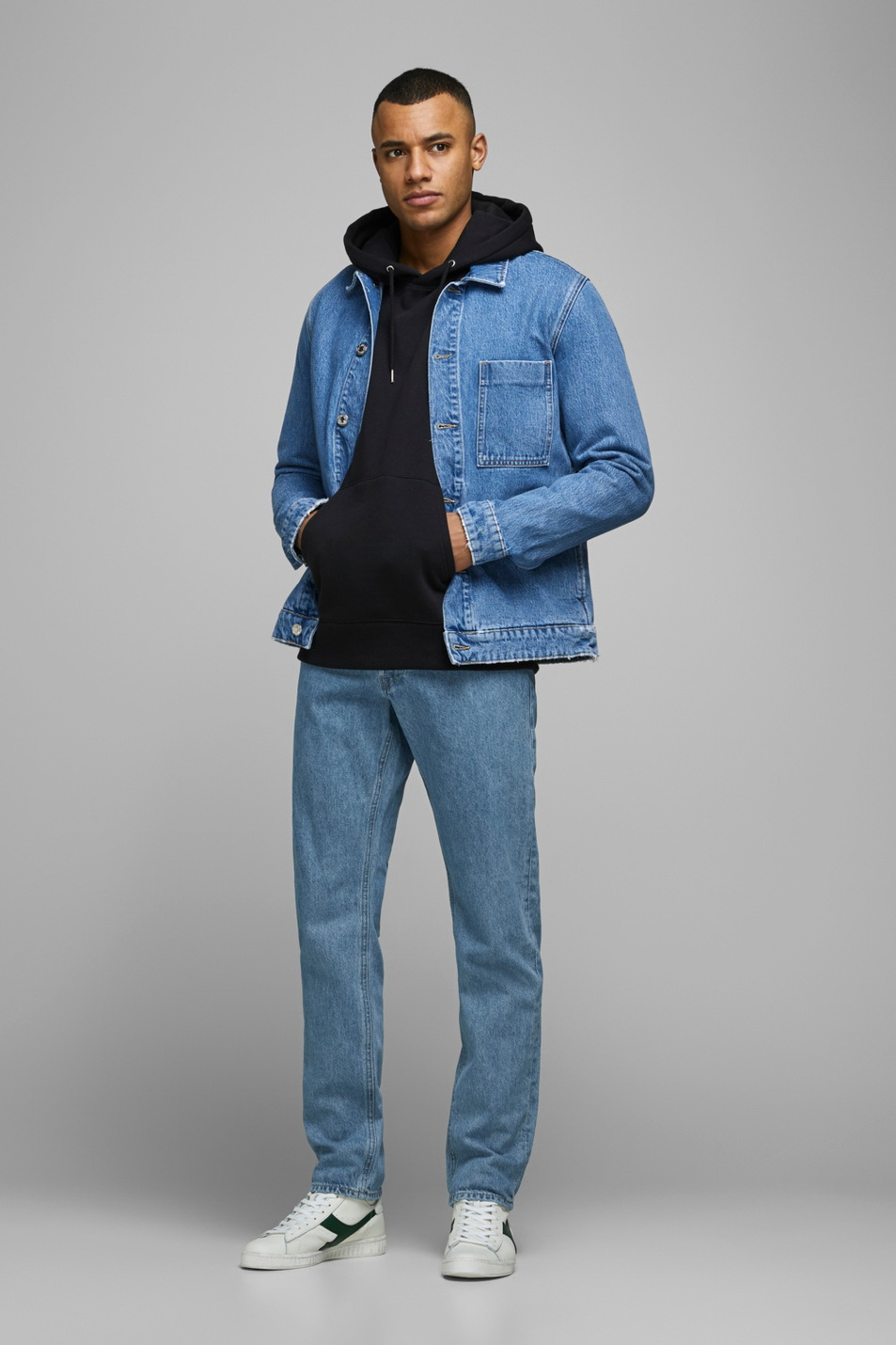Мужской Jack & Jones Джинсы Mike Comfort fit (цвет ), артикул 12169090 | Фото 4