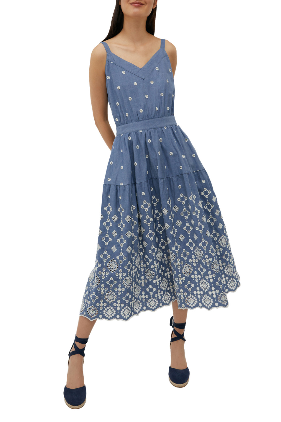 Женский MAX&Co. Платье MOBILE с вышивкой (цвет ), артикул 72214122 | Фото 3