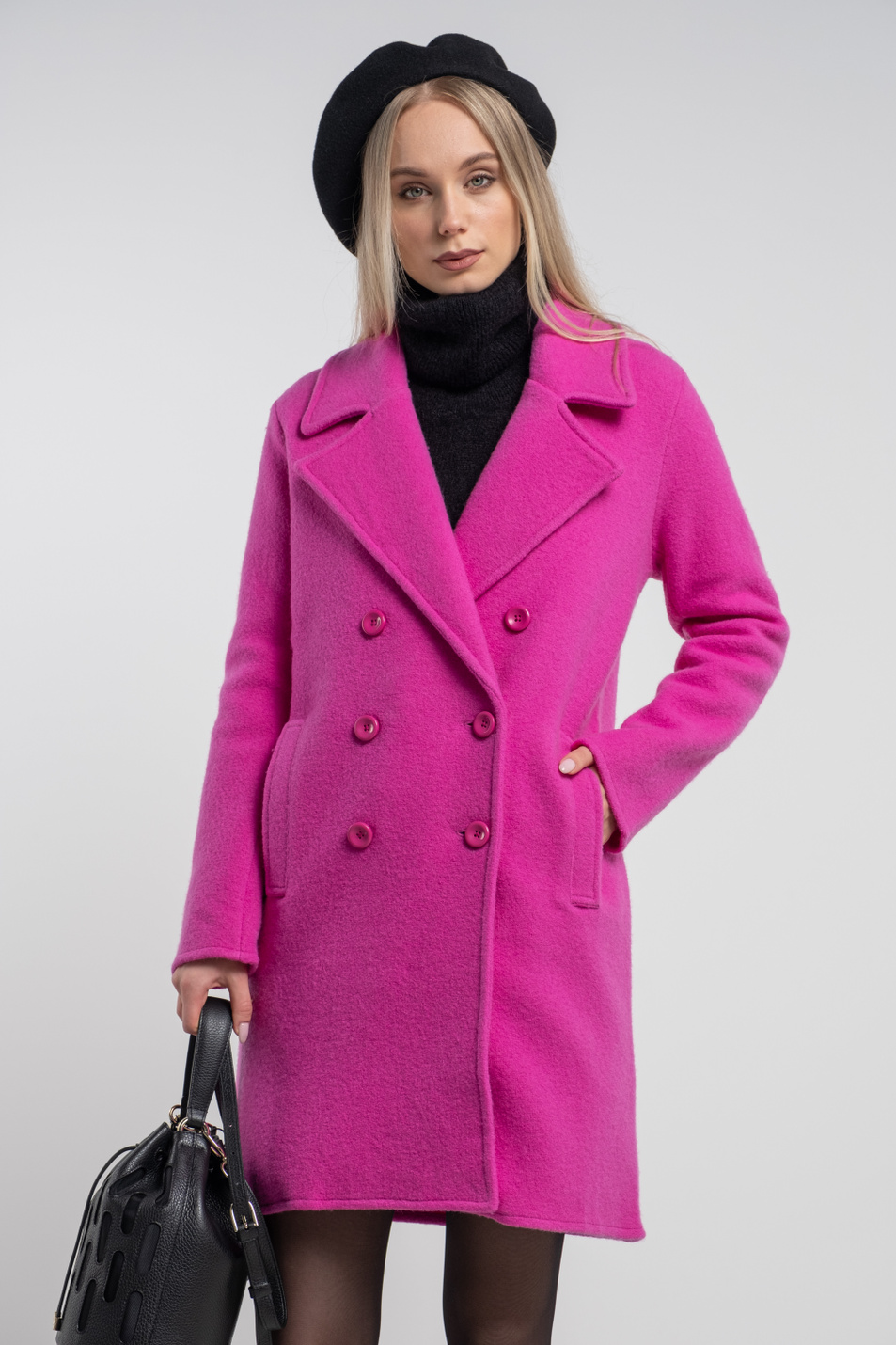 Emporio Armani Двубортное пальто из смесовой шерсти (цвет ), артикул 6H2LT2-2M07Z | Фото 6