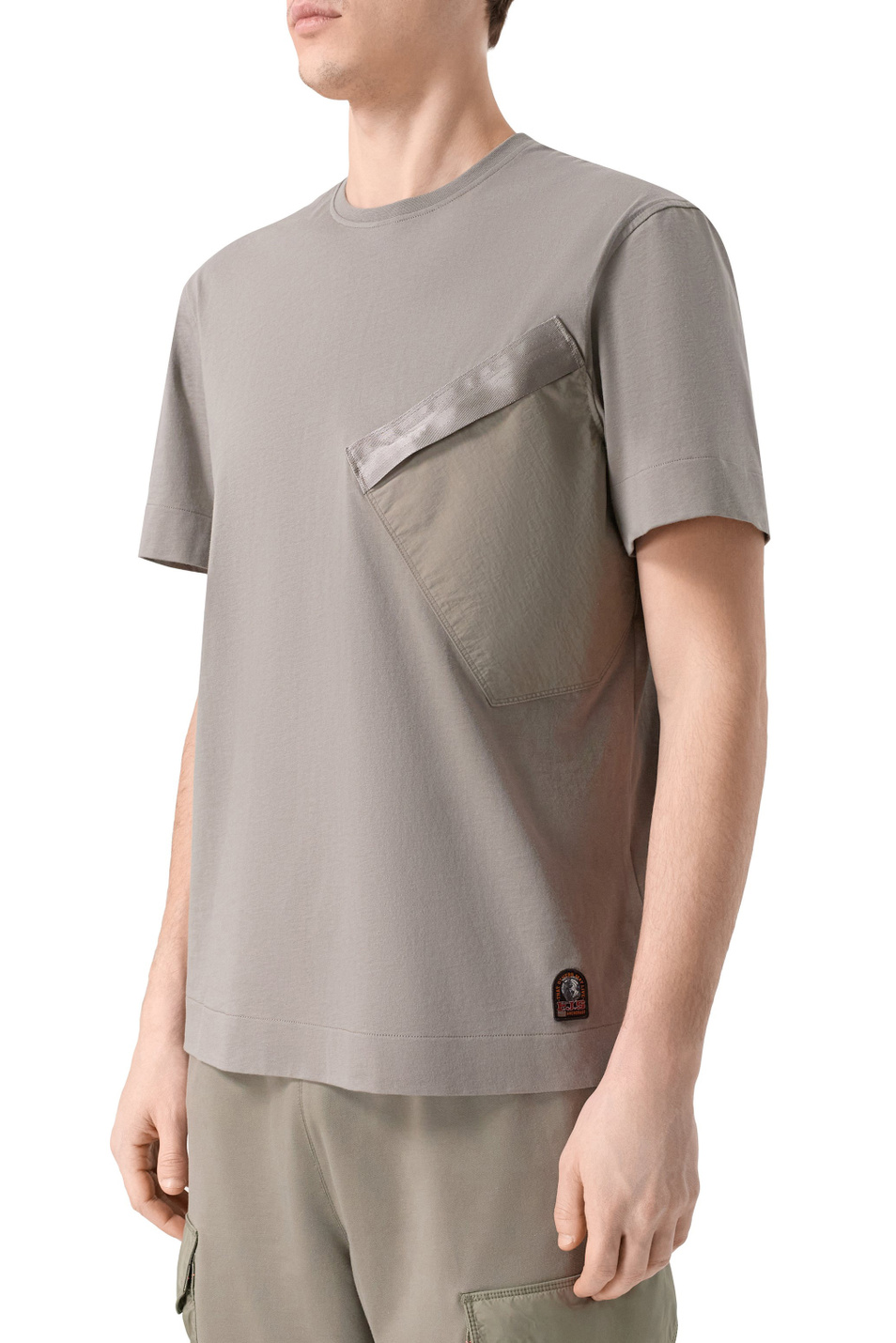 Футболка BAILDON из натурального хлопка|Основной цвет:Серый Мужской Parajumpers Футболка BAILDON из натурального хлопка (цвет ), артикул PMTSRY02 | Фото 4