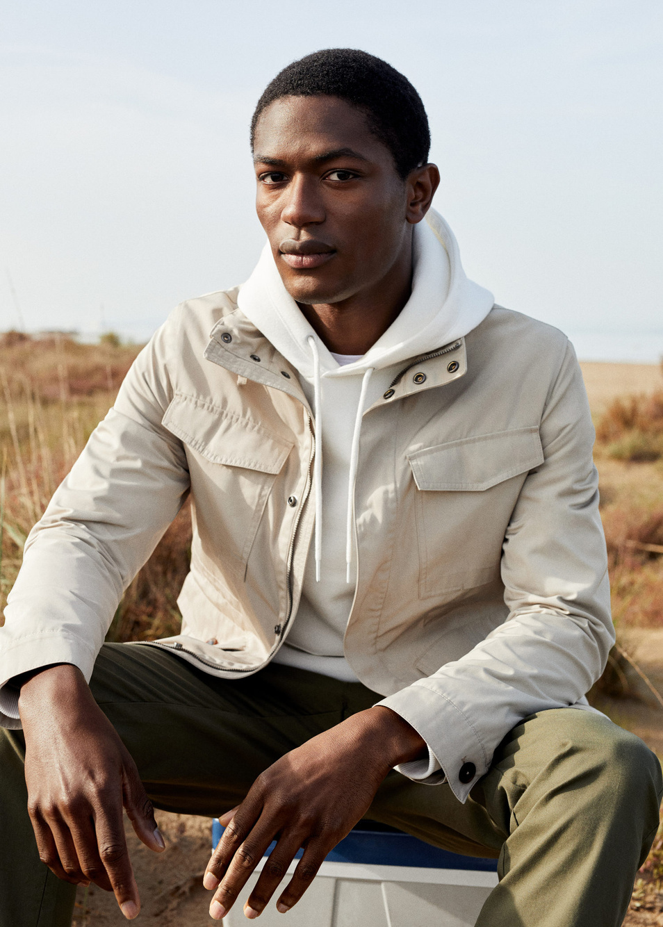 Куртка NINET|Основной цвет:Бежевый Мужской Mango Man Куртка NINET (цвет ), артикул 67074381 | Фото 6