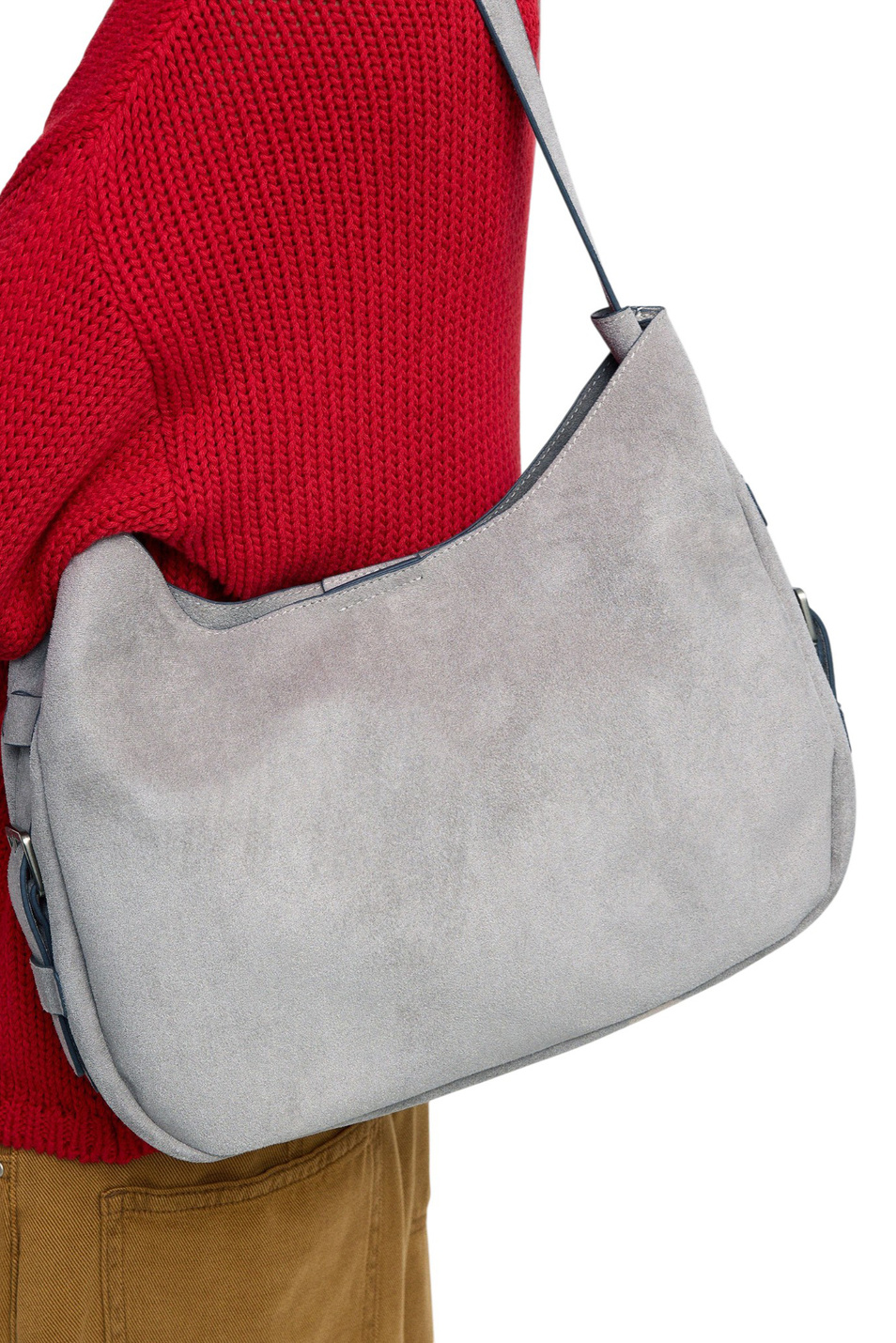 Женский Parfois Сумка через плечо однотонная (цвет ), артикул 245530 | Фото 5