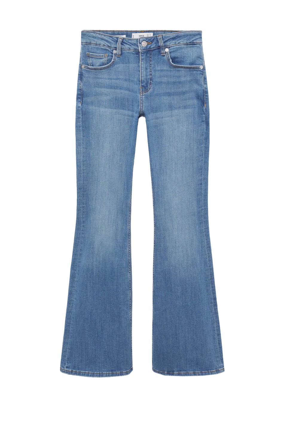 Женский Mango Расклешенные джинсы FLARE с высокой посадкой (цвет ), артикул 17051084 | Фото 1