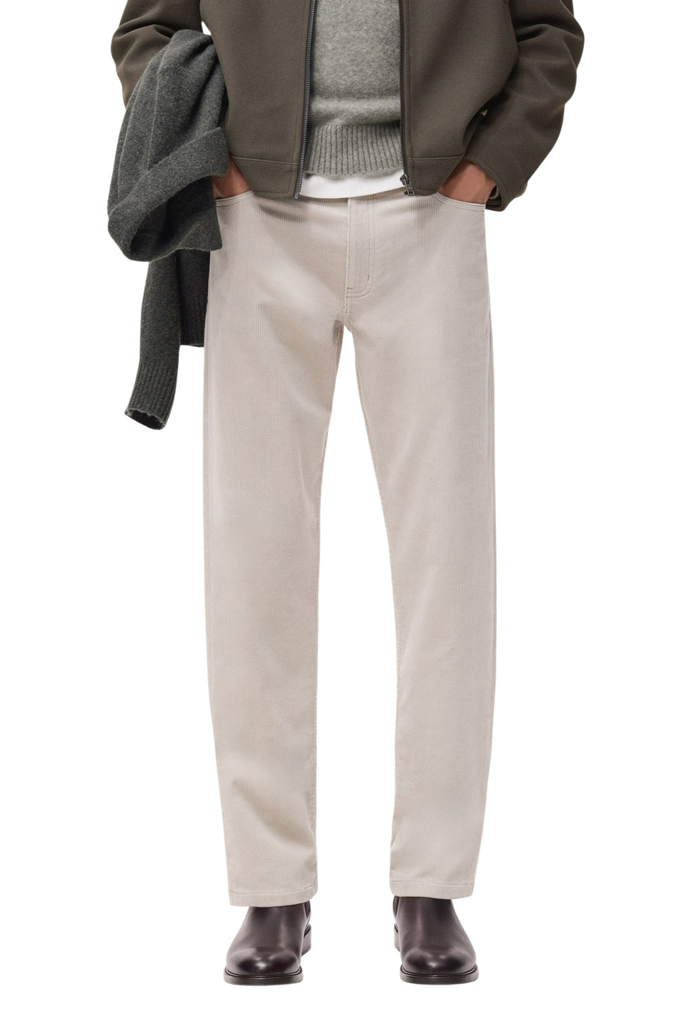 Мужской Mango Man Брюки POMPEIA из эластичного хлопка (цвет ), артикул 17007889 | Фото 3