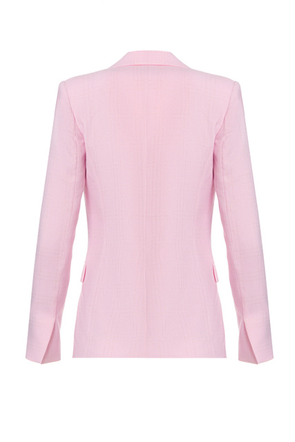 Однотонный пиджак на пуговице|Основной цвет:Розовый|Артикул:CA2266T8886 | Фото 2