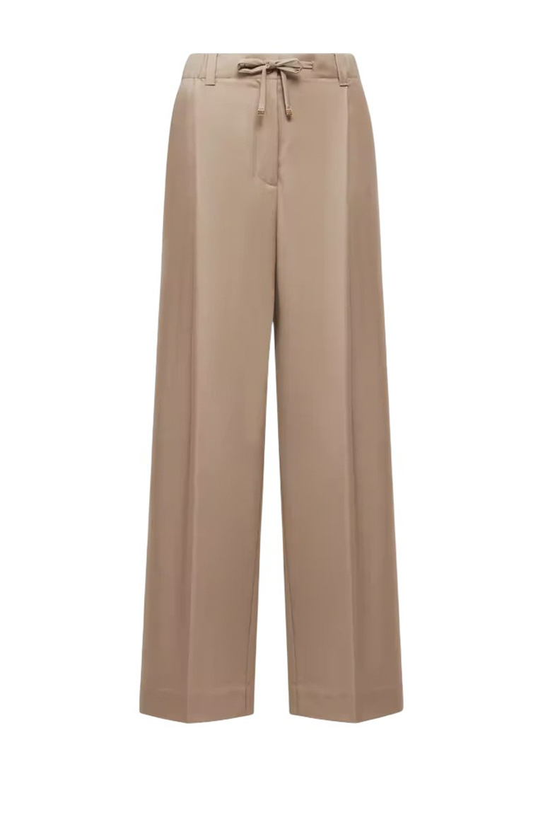 Брюки из шерсти|Основной цвет:Бежевый Женский Moncler Брюки из шерсти (цвет ), артикул K20932A00018-598XP | Фото 1