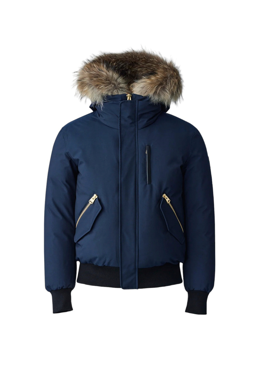 Куртка DIXON-F с пуховым наполнителем и натуральным мехом|Основной цвет:Синий|Артикул:P001183 | Фото 1