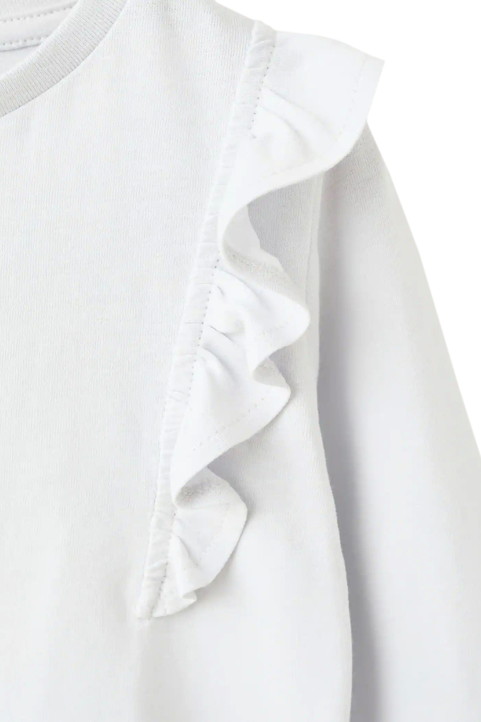 Девочкам Mango Kids Лонгслив ITALY с оборками (цвет ), артикул 27001340 | Фото 4