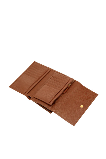 Кошелёк METALLIC SOFT на молнии и кнопке|Основной цвет:Коричневый|Артикул:E2MW5116601 | Фото 2