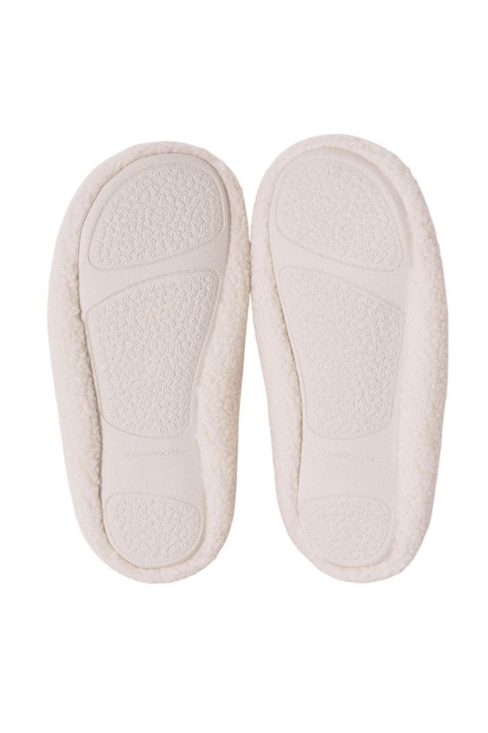 Тапочки с эффектом овчины|Основной цвет:Кремовый Женский Women'secret Тапочки с эффектом овчины (цвет ), артикул 4992555 | Фото 3