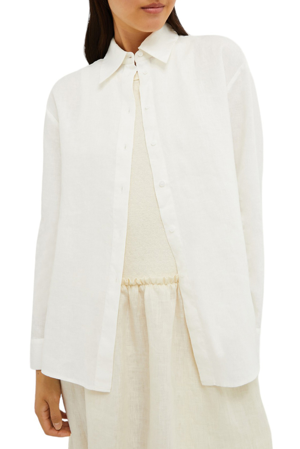 Женский MAX&Co. Рубашка CAIO из чистого льна (цвет ), артикул 2416111025 | Фото 3
