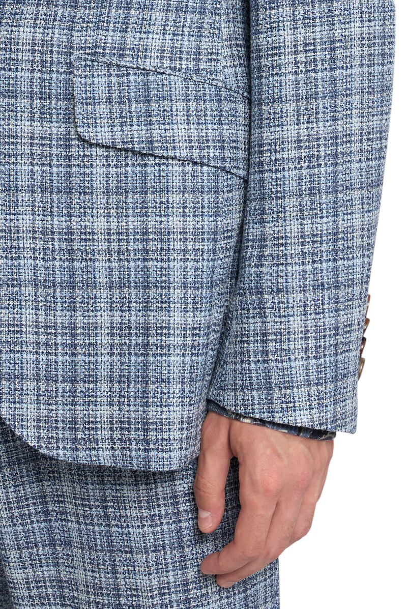 Мужской Etro Пиджак из смесовой шерсти (цвет ), артикул MRCA000699TTB58S9883 | Фото 4
