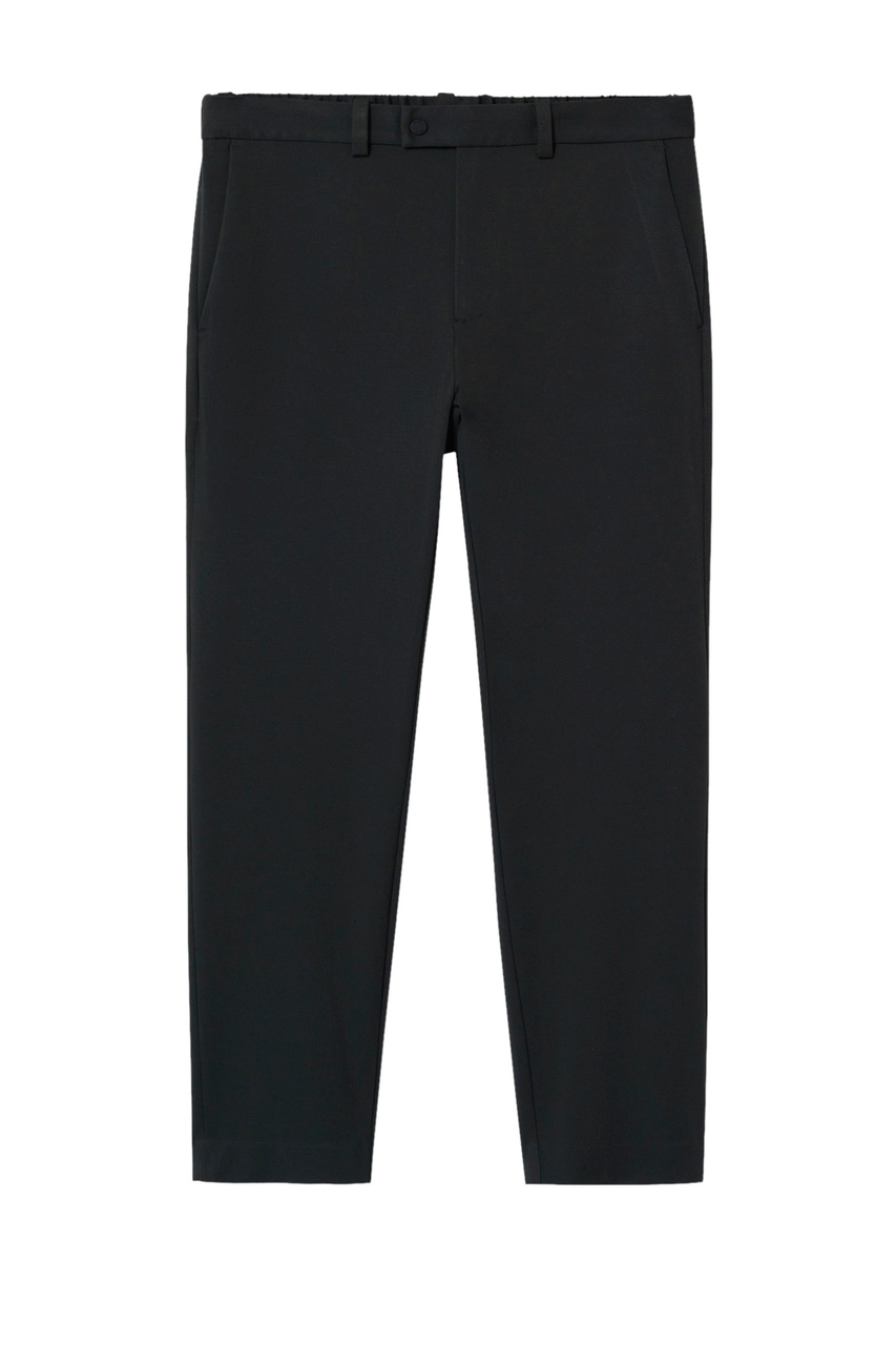 Эластичные брюки узкого кроя POLEN|Основной цвет:Зеленый|Артикул:37004010 | Фото 1