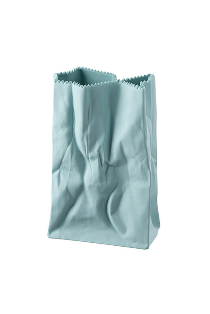 Ваза "Bag Mint" 18 см|Основной цвет:Мятный|Артикул:14146-426331-29428 | Фото 1