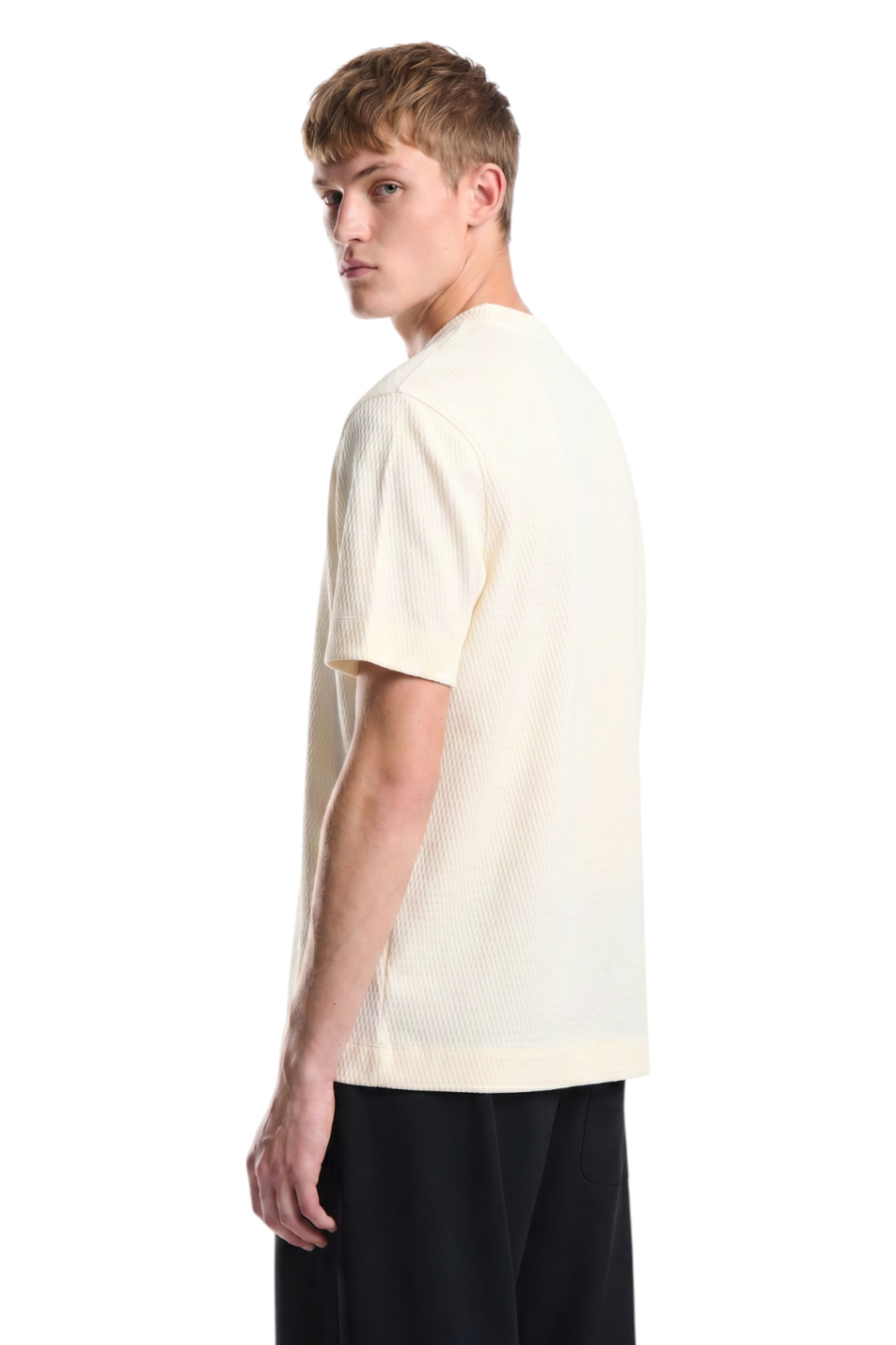 Мужской Emporio Armani Футболка из жаккардового джерси (цвет ), артикул EM007038-AF10762 | Фото 5