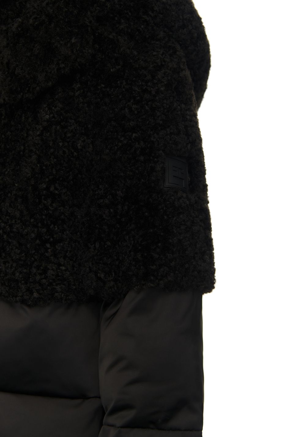 Женский Elisabetta Franchi Пальто стеганое со съемным капюшоном (цвет ), артикул PI60Z36E2 | Фото 5