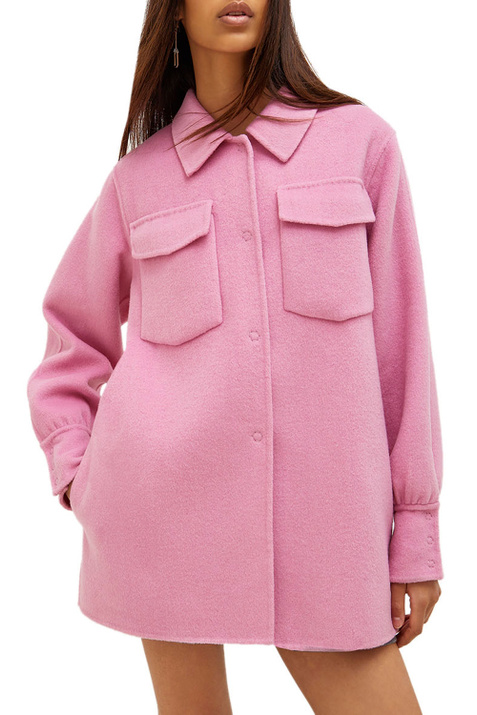 Liu Jo Пальто из смесовой шерсти с нагрудными карманами ( цвет), артикул WF2037T4627 | Фото 3