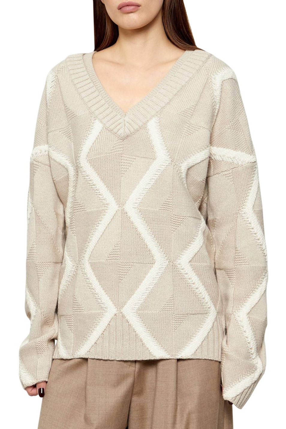 Женский BOSS Свитер Flarin из шерсти (цвет ), артикул 50553233 | Фото 3