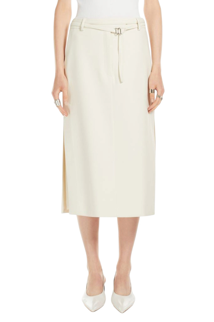 Женский Sportmax Юбка GARBO из хлопка и всикозы (цвет ), артикул 2512101022 | Фото 3