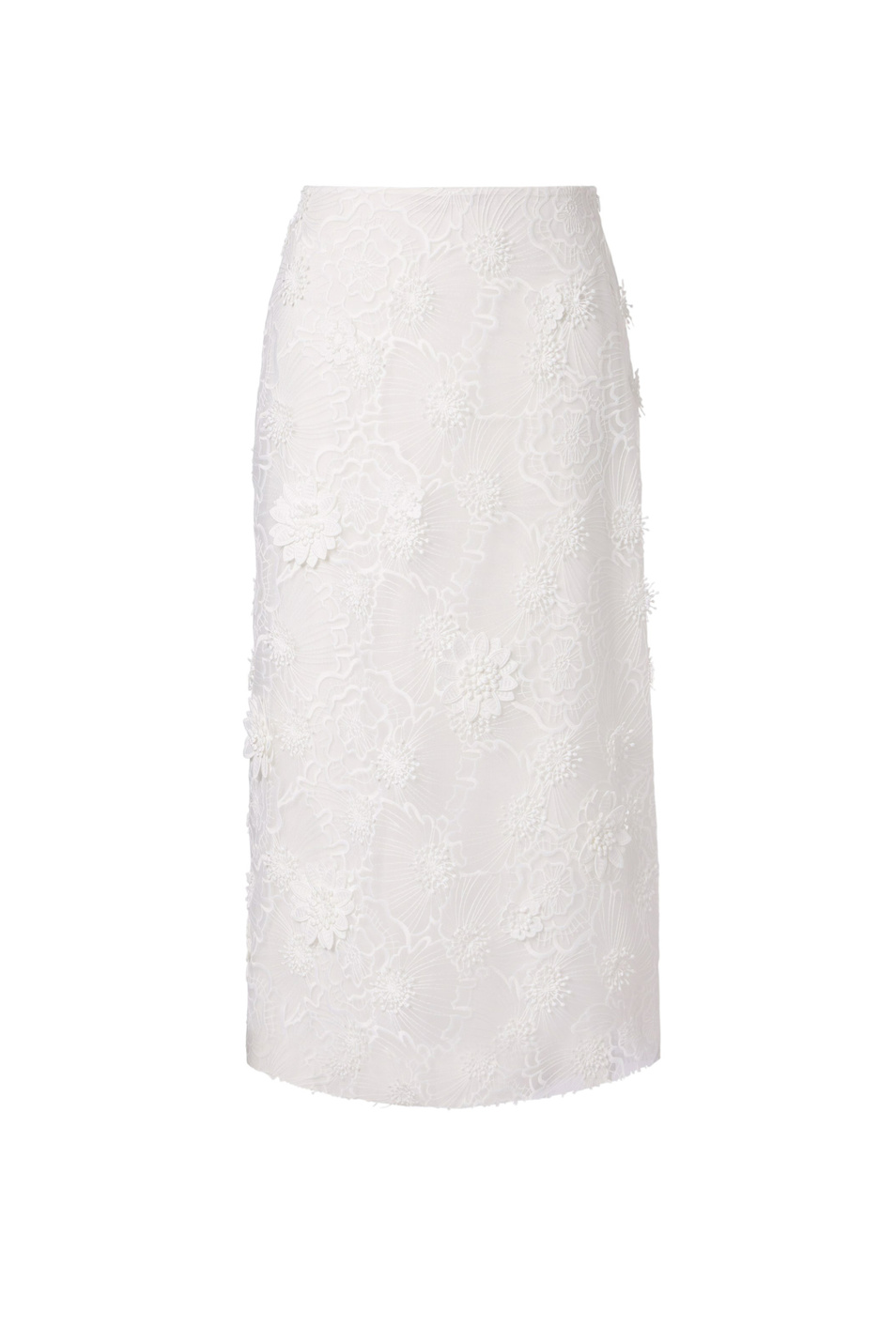 Юбка из органзы с вышивкой|Основной цвет:Белый Женский Dorothee Schumacher Юбка из органзы с вышивкой (цвет ), артикул 448905 | Фото 1