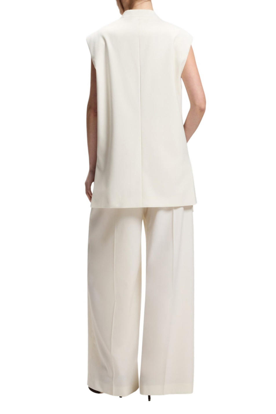 Жилет Jawikiri из смесовой шерсти|Основной цвет:Кремовый Женский BOSS Жилет Jawikiri из смесовой шерсти (цвет ), артикул 50558293 | Фото 4