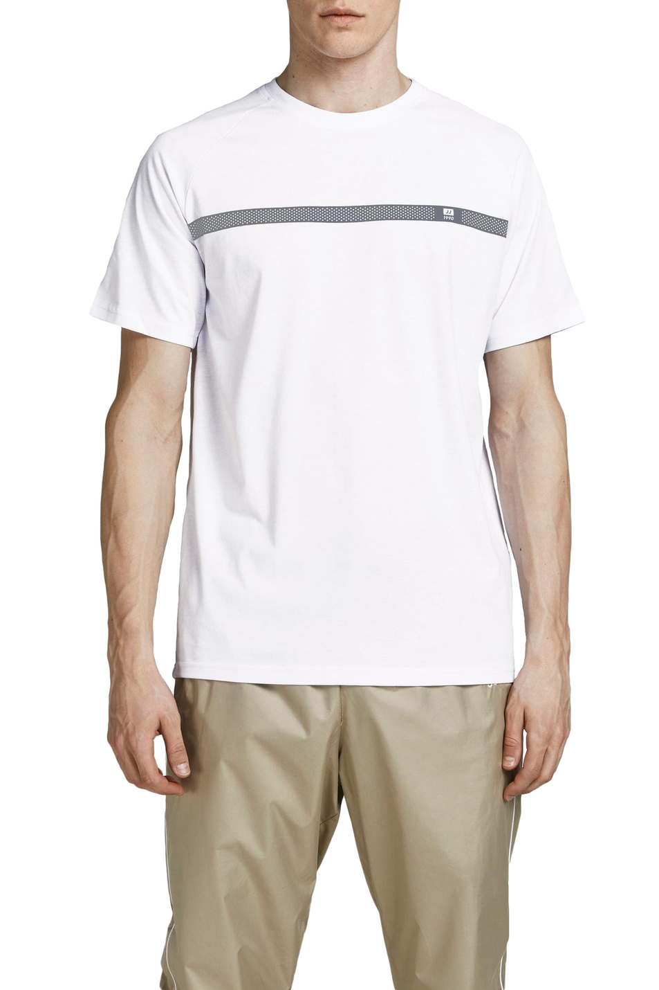 Мужской Jack & Jones Футболка с контрастной полосой на груди (цвет ), артикул 12187835 | Фото 3