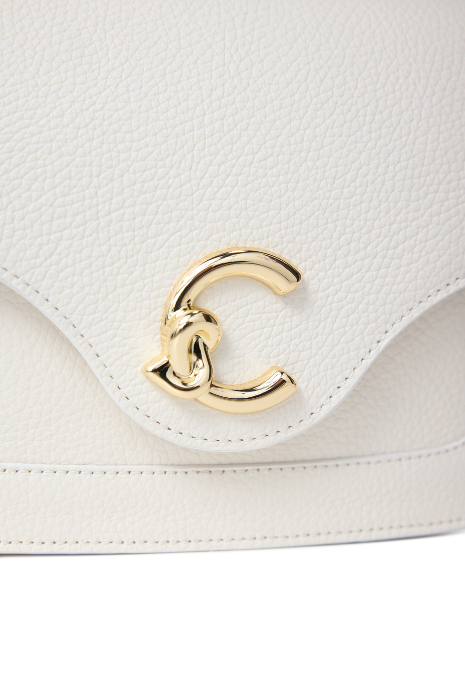 Сумка C-ME из натуральной кожи|Основной цвет:Белый Женский Coccinelle Сумка C-ME из натуральной кожи (цвет ), артикул E1SSL150101 | Фото 5