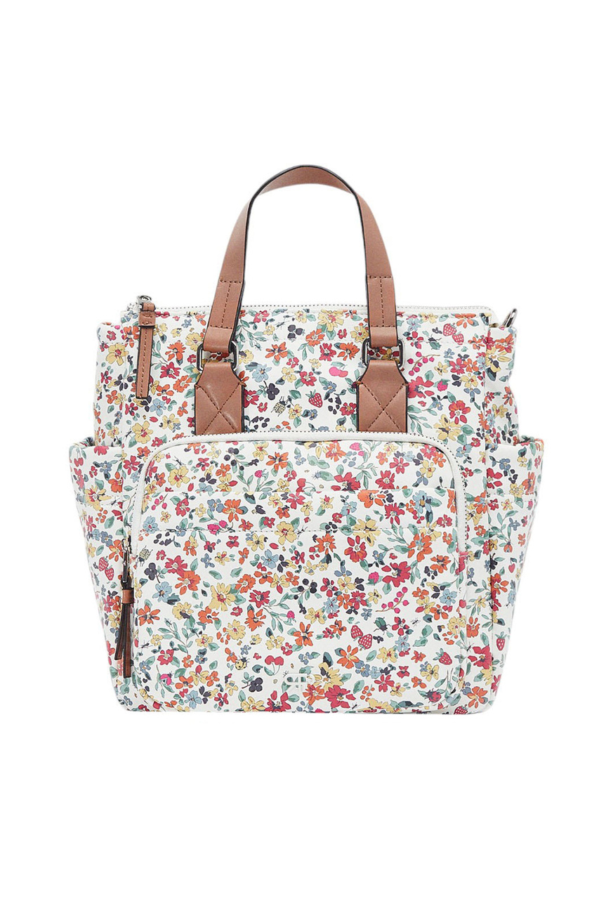 Рюкзак с цветочным принтом|Основной цвет:Разноцветный|Артикул:216542 | Фото 1