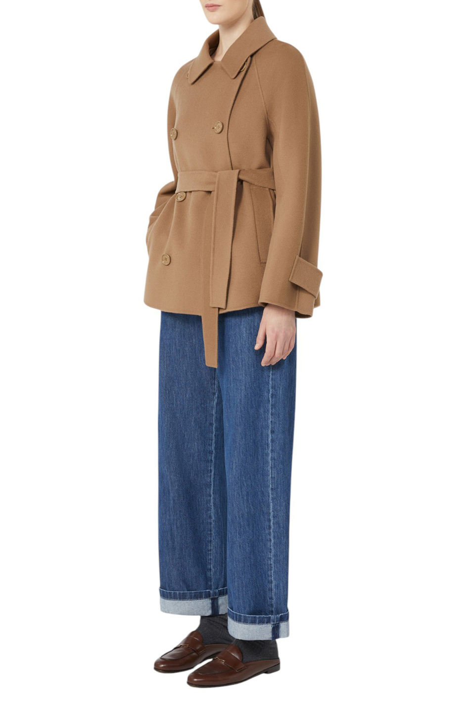 Женский Max Mara Джинсы ELES из хлопка (цвет ), артикул 2529186031 | Фото 2