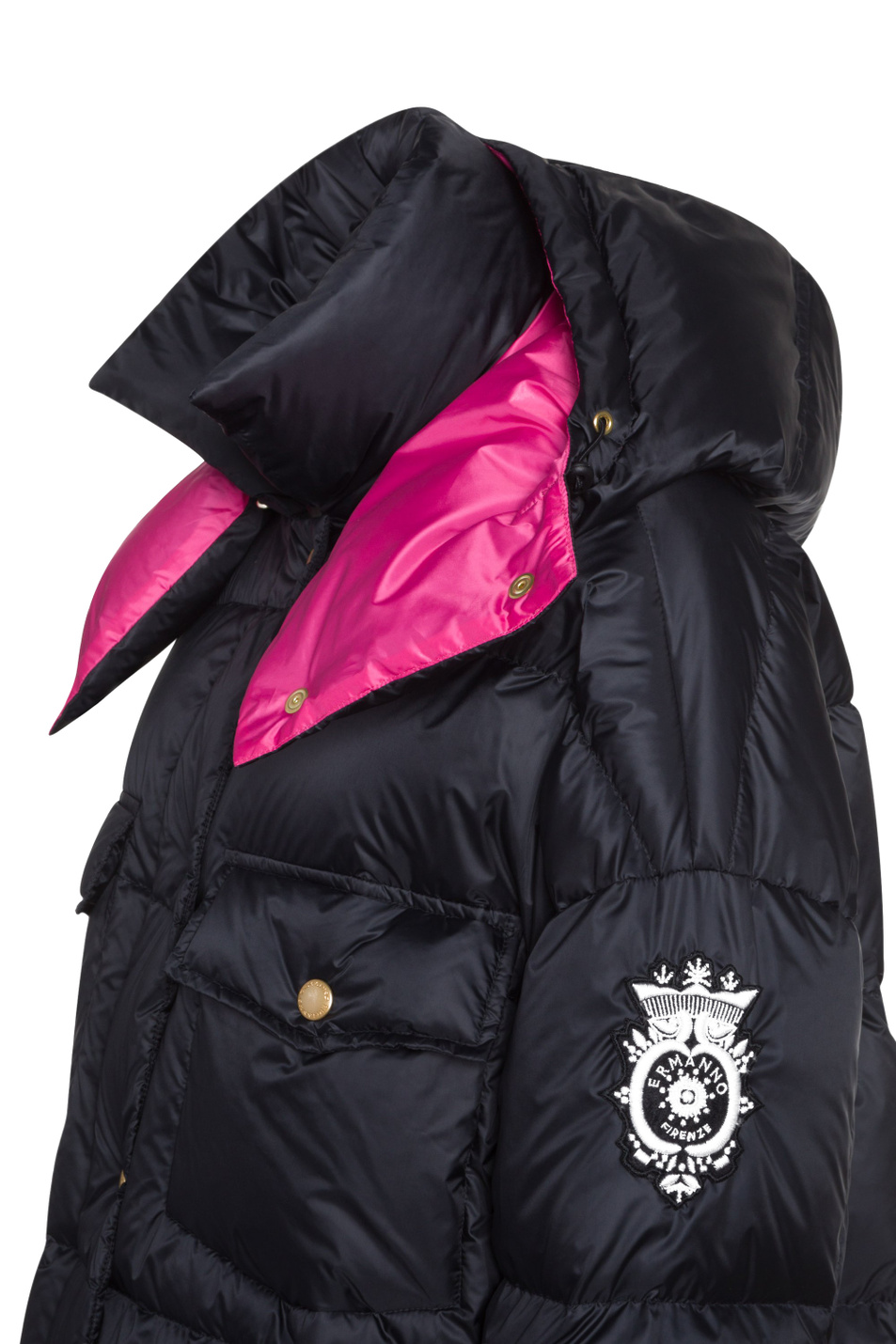 Ermanno Firenze Стеганая куртка с контрастной подкладкой (цвет ), артикул D39ETPN012SUP | Фото 8
