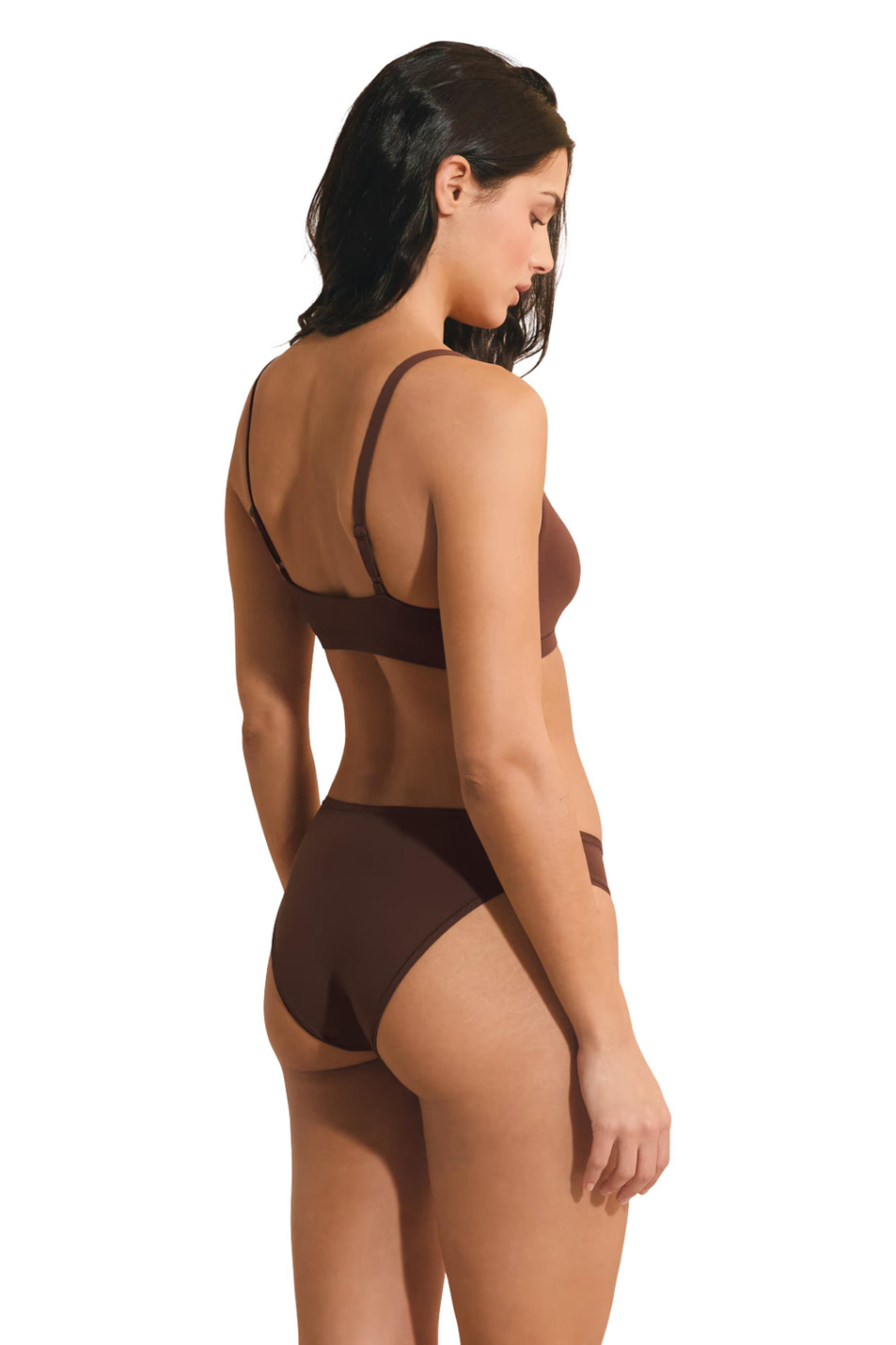 Бюстгальтер-топ PURE SOFT BRASSIERE|Основной цвет:Коричневый Женский Etam Бюстгальтер-топ PURE SOFT BRASSIERE (цвет ), артикул 6554855 | Фото 3