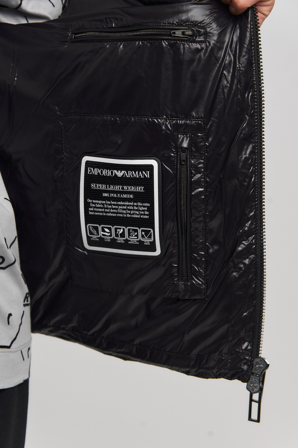 Мужской Emporio Armani Утепленная стеганая куртка из нейлона (цвет ), артикул 6H1BM2-1NLXZ | Фото 9