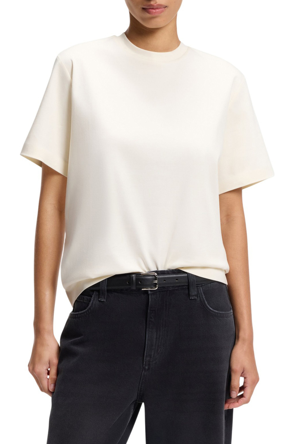 Женский BOSS Футболка Eharpa из хлопка (цвет ), артикул 50552064 | Фото 3